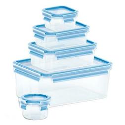 Emsa Clip & Close Set 5 Contenitori per Alimenti 0,15 L 0,25