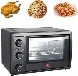 Forno Elettrico 20 litri 1300 w Fornetto Nero con Timer