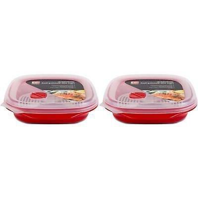 2 x plus microonde piastra con a