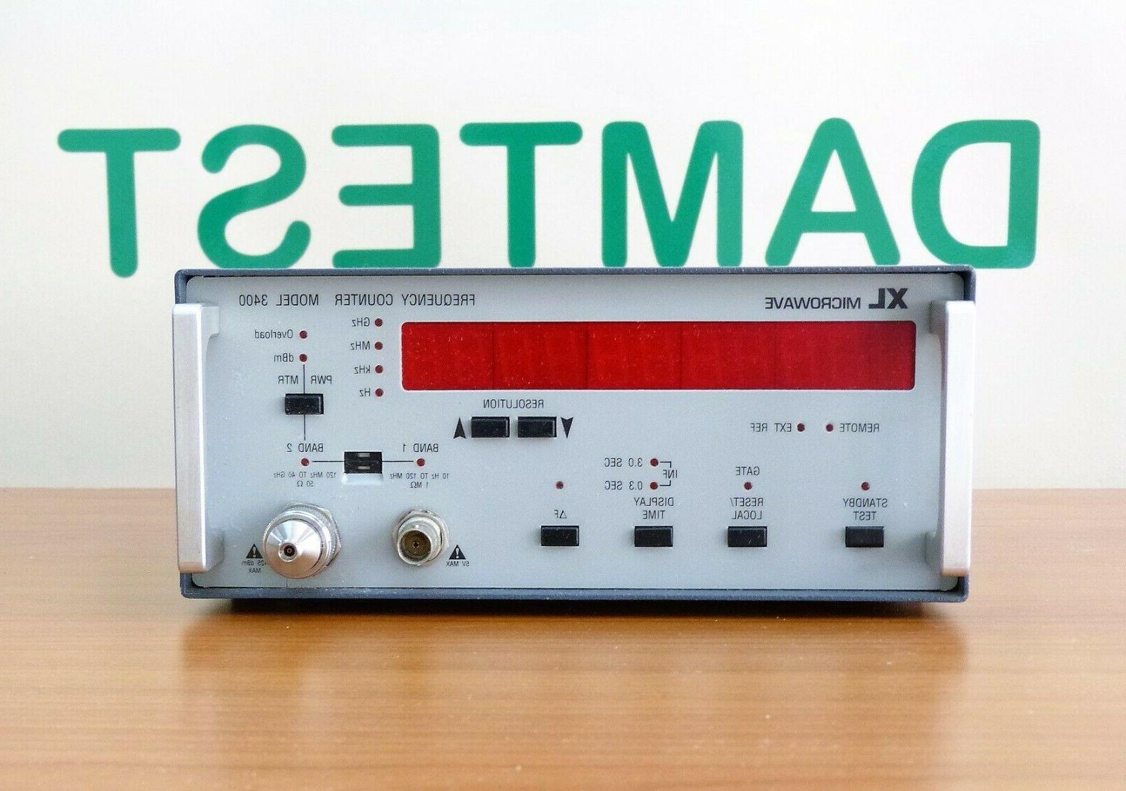3400 frequenzimetro microonde 40 ghz microwave counter