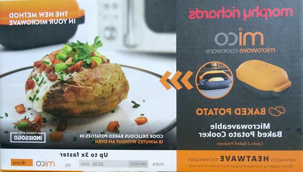 511648 potatomaker pentole per microonde arancione grigio