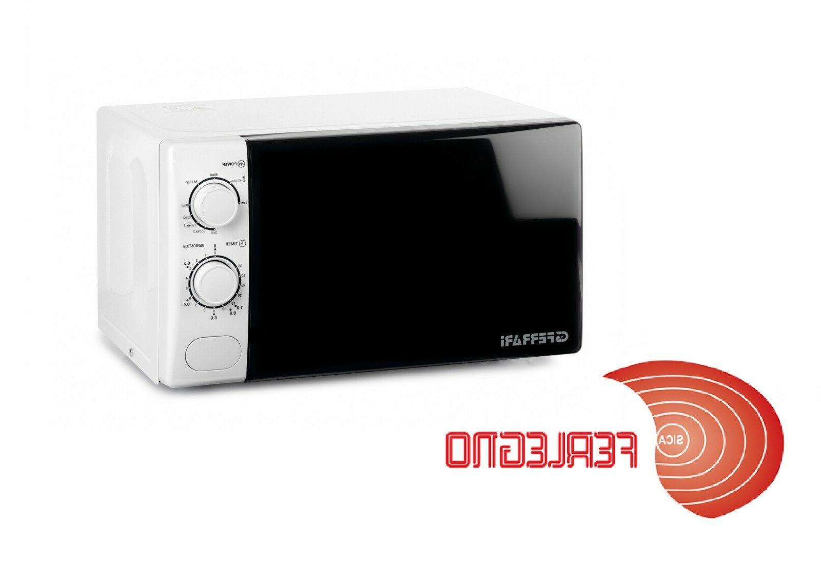forno fornetto microonde 700w bianco 20lt con
