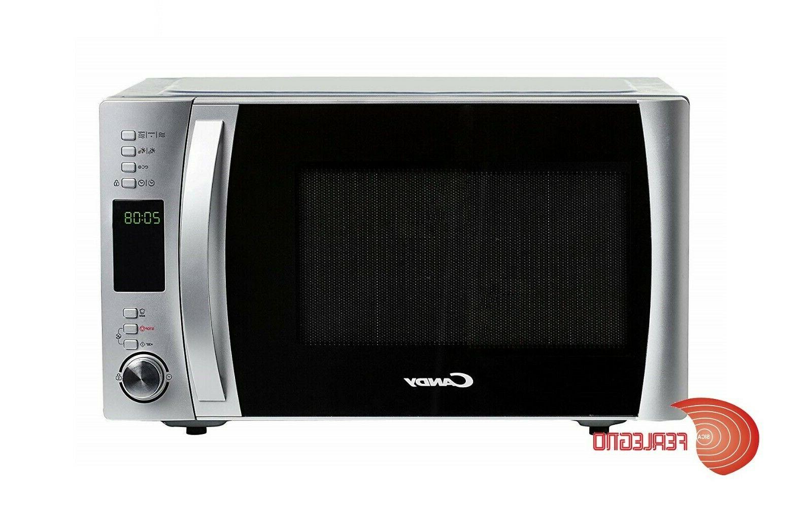 forno fornetto microonde con grill argento 30l