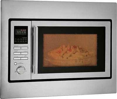lusso acciaio inox montaggio microonde con grill