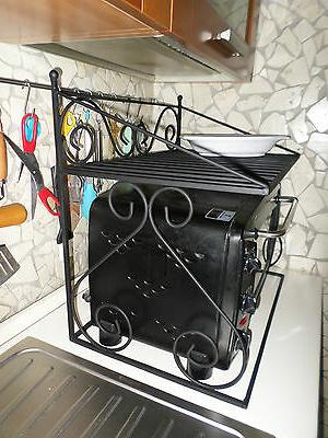 mensola in ferro battuto rustica forno fornetto