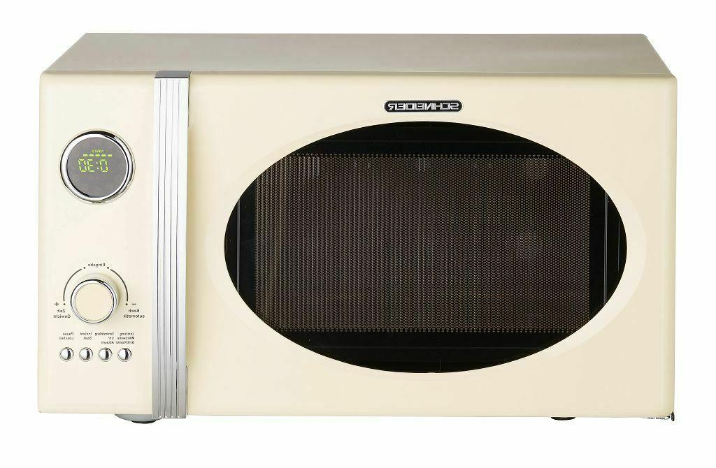 microonde crema beige retro 800w grill 1000w