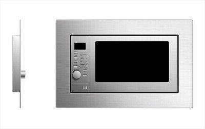 microonde montaggio grill acciaio inox 800 watt