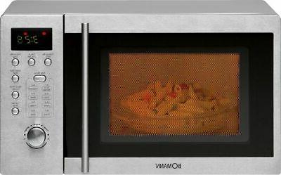lusso acciaio inox incasso microonde con grill