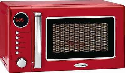 lusso retro microonde con grill timer 20
