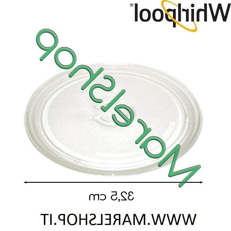 piatto forno microonde vetro originale whirlpool diametro