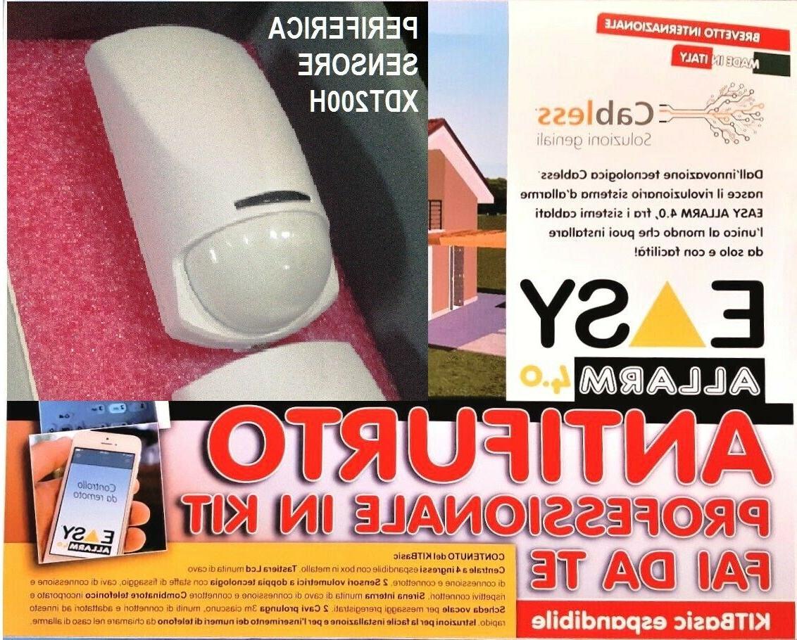 sensore dual tech infrarossi microonde per sistema