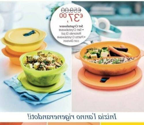 set microonde crystalwave in offerta