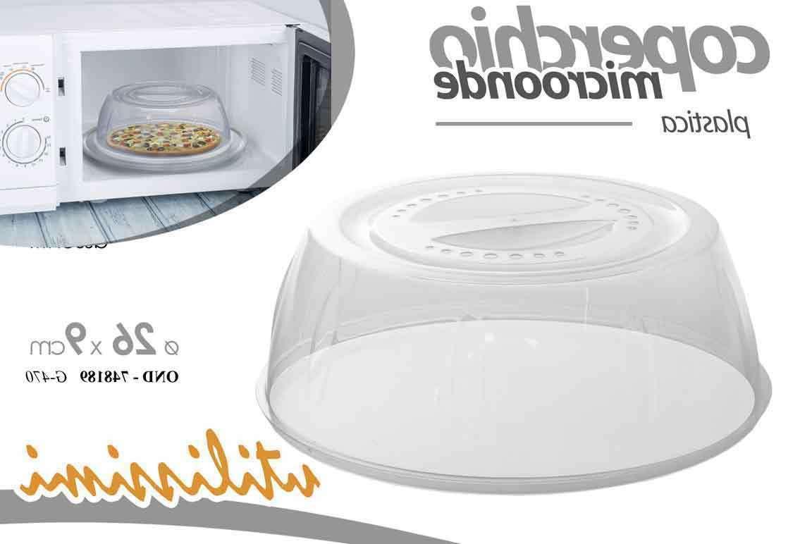 stock 24 coperchio alimenti microonde in plastica