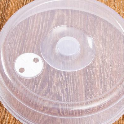 trasparente ventilato microonde cibo piastra cover coperchi