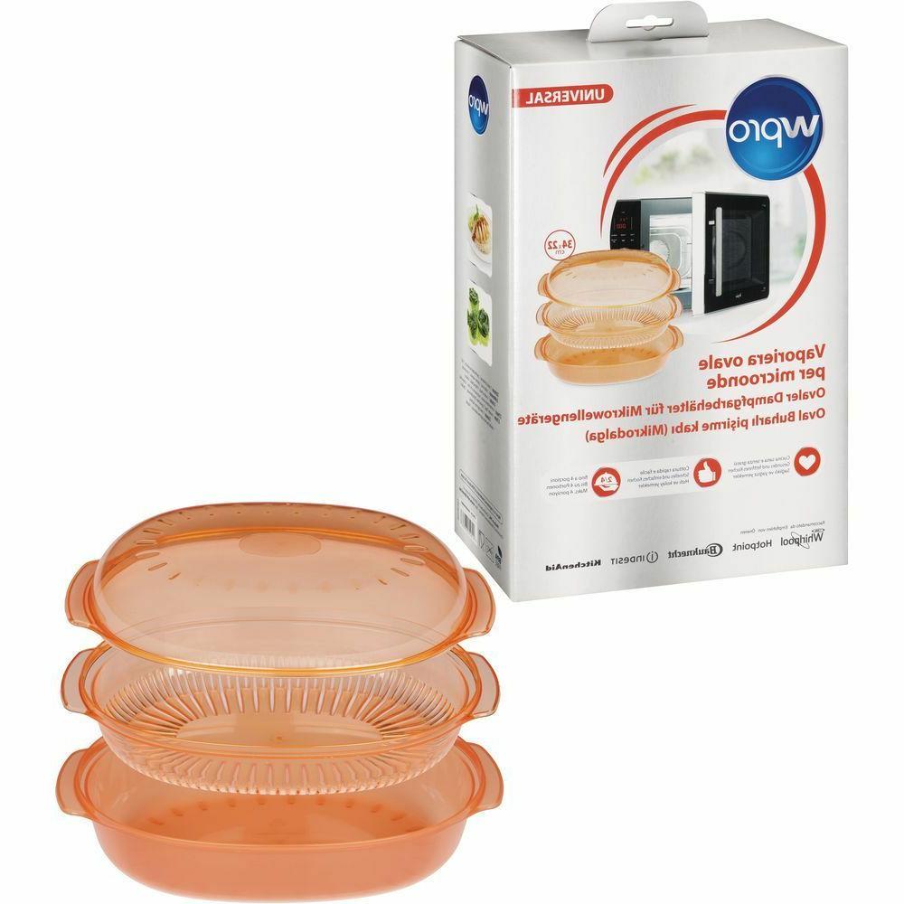 vaporiera ovale universale per forno a microonde