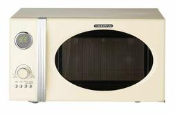 Crema Beige Retr&ograve; 800w Grill 1000w 23 L Cromo Guscio D'uovo