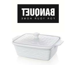PIROFILA CON COPERCHIO BANQUET ADATTA A FORNO E MICROONDE 28