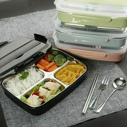 Porta Pranzo Picnic Bento Cibo Contenitori W/cucchiaio