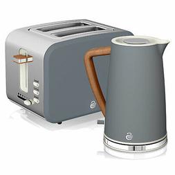 Set da colazione Bollitore senza fili 1,7L Tostapane Pane 2 