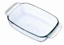 PYREX TEGLIA TEGAME RETTANGOLARE VETRO DA FUOCO CM.35X23X7H 