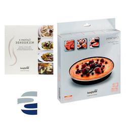 TORTIERA PIATTO CRISP WHIRLPOOL 28 Cm + RICETTARIO MICROONDE